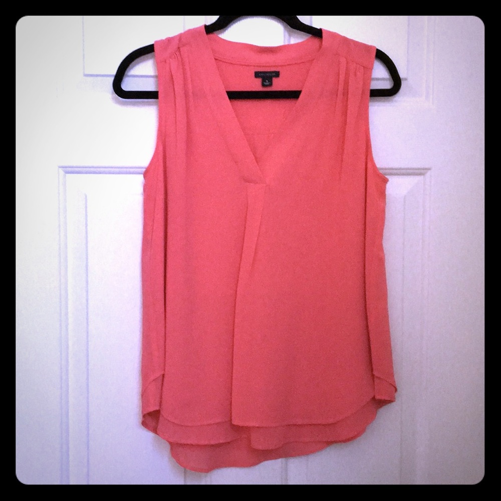 Ann Taylor Hi Low Sleeveless Blouse